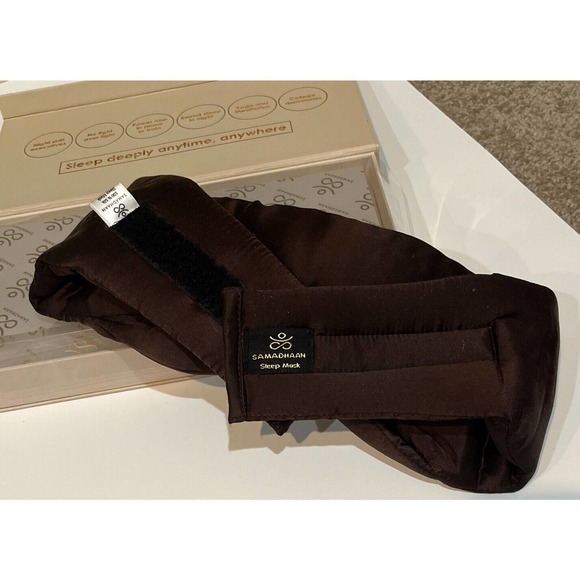 Samadhaan 100% Mulberry Silk Sleep Mask for Side Sleepers Eye Mask Nose Wing - Picture 7 of 8